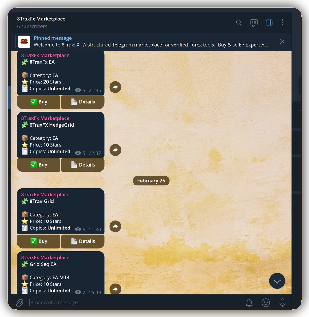 8TraxFX Live Preview